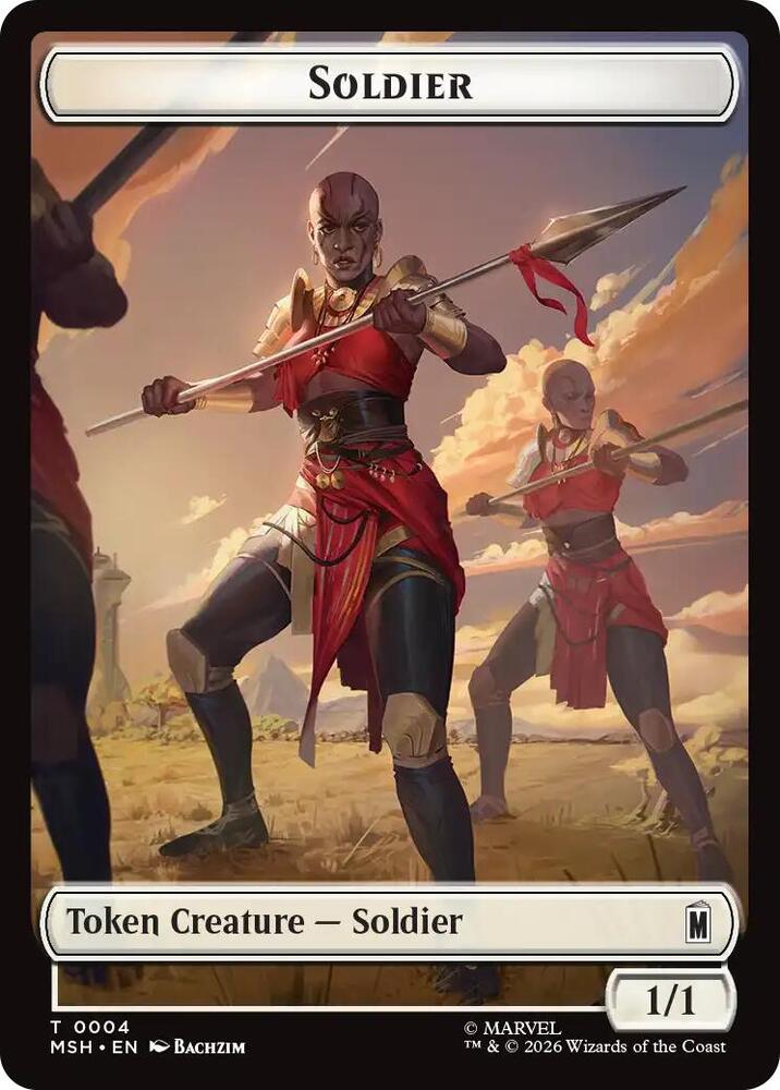 Soldier Clue Double Sided Token 4 // 17 (Marvel Super Heroes)  | Good Games Modbury