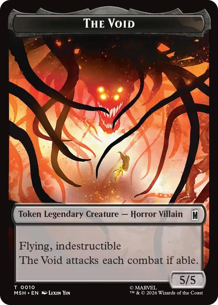 The Void Squirrel Double Sided Token 10 // 14 (Marvel Super Heroes)  | Good Games Modbury