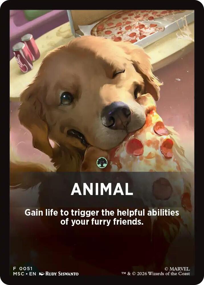 Animal Theme Card 51 (Commander: Marvel Super Heroes)  | Good Games Modbury