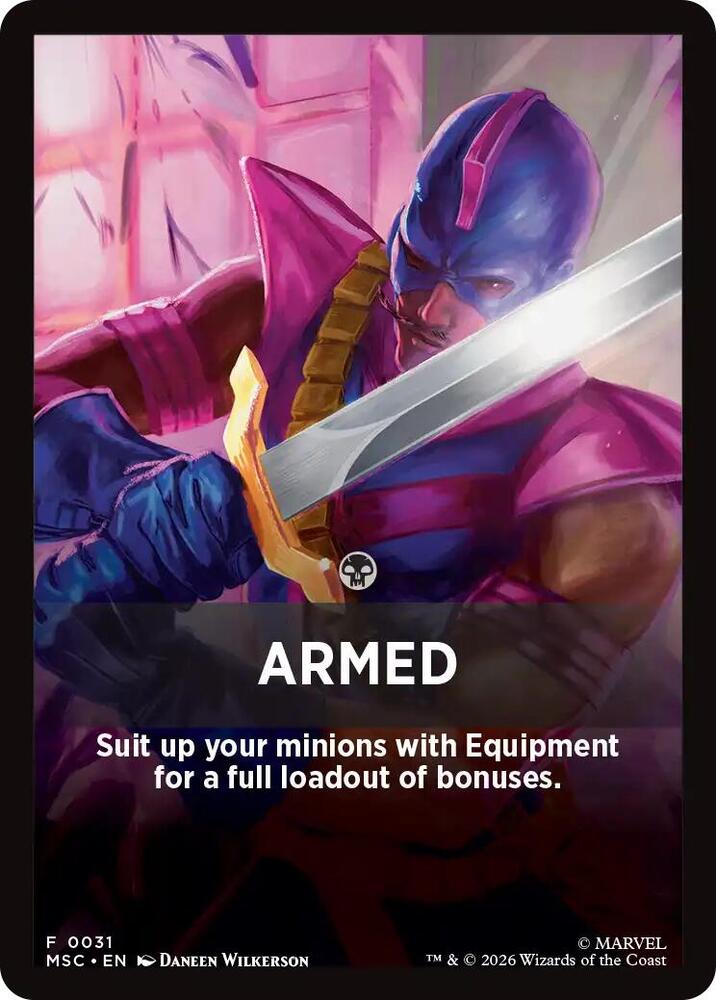 Armed Theme Card 31 (Commander: Marvel Super Heroes)  | Good Games Modbury