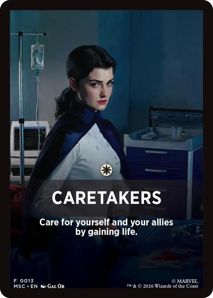 Caretakers Theme Card 13 (Commander: Marvel Super Heroes)  | Good Games Modbury