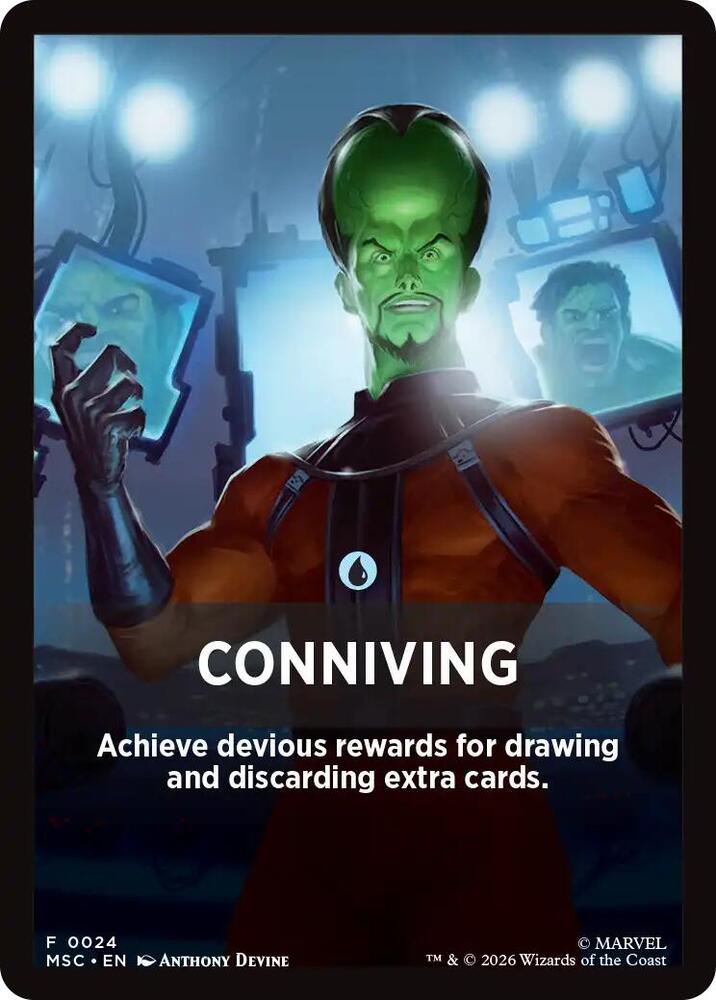 Conniving Theme Card 24 (Commander: Marvel Super Heroes)  | Good Games Modbury