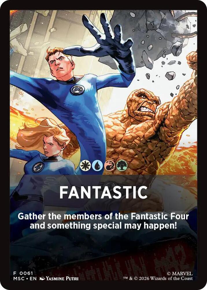 Fantastic Theme Card 61 (Commander: Marvel Super Heroes)  | Good Games Modbury