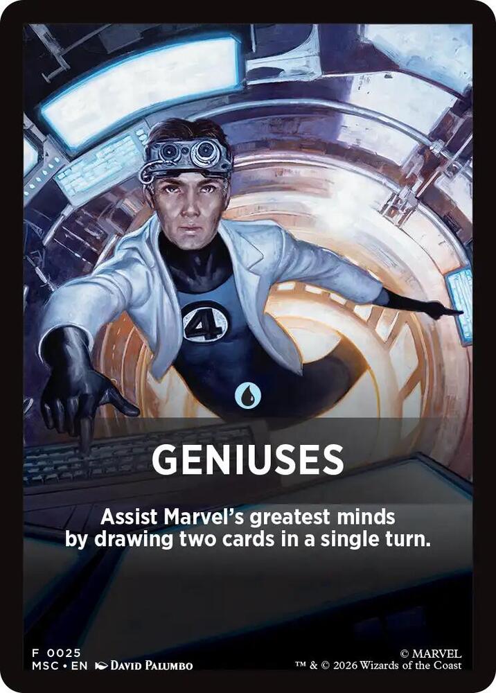 Geniuses Theme Card 25 (Commander: Marvel Super Heroes)  | Good Games Modbury