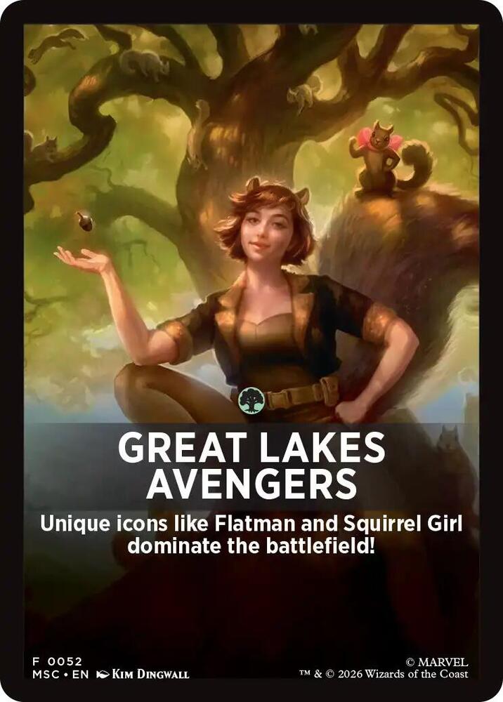 Great Lakes Avengers Theme Card 52 (Commander: Marvel Super Heroes)  | Good Games Modbury