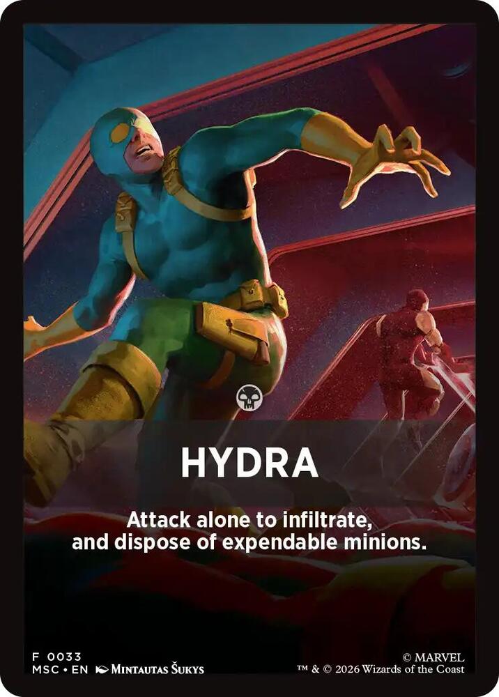 Hydra Theme Card 33 (Commander: Marvel Super Heroes)  | Good Games Modbury