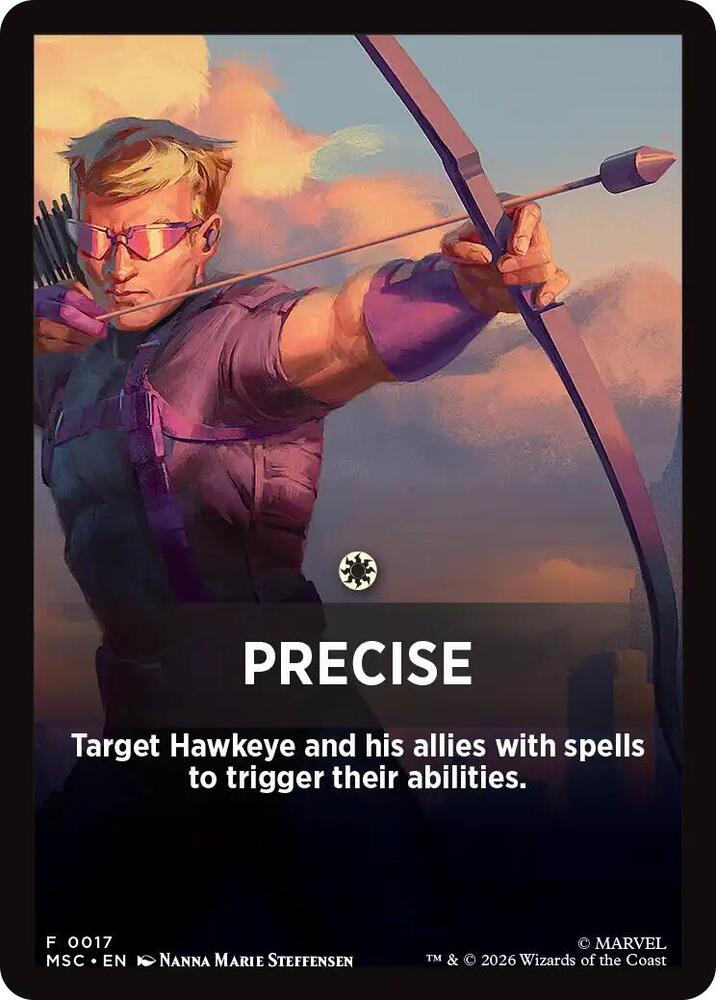 Precise Theme Card 17 (Commander: Marvel Super Heroes)  | Good Games Modbury