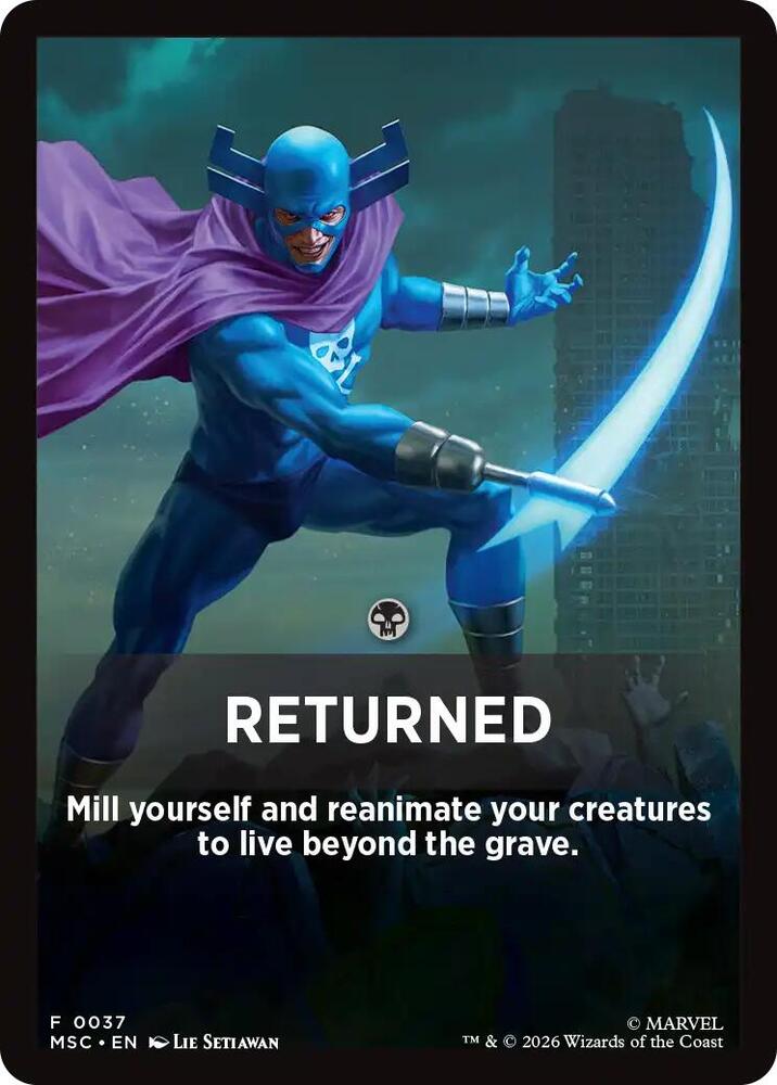 Returned Theme Card 37 (Commander: Marvel Super Heroes)  | Good Games Modbury