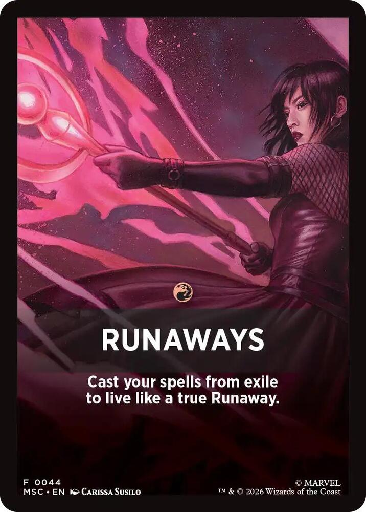 Runaways Theme Card 44 (Commander: Marvel Super Heroes)  | Good Games Modbury