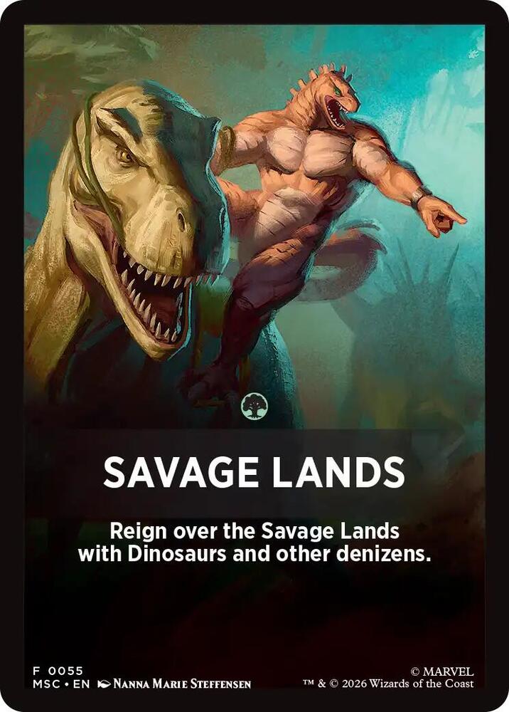 Savage Lands Theme Card 55 (Commander: Marvel Super Heroes)  | Good Games Modbury