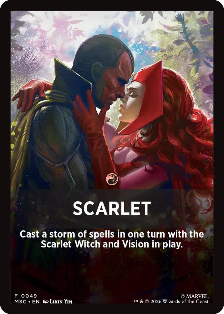 Scarlet Theme Card 49 (Commander: Marvel Super Heroes)  | Good Games Modbury