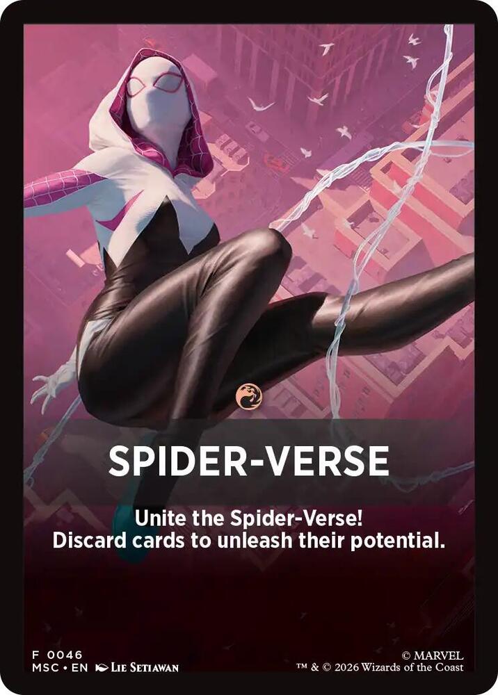 Spider Verse Theme Card 46 (Commander: Marvel Super Heroes)  | Good Games Modbury