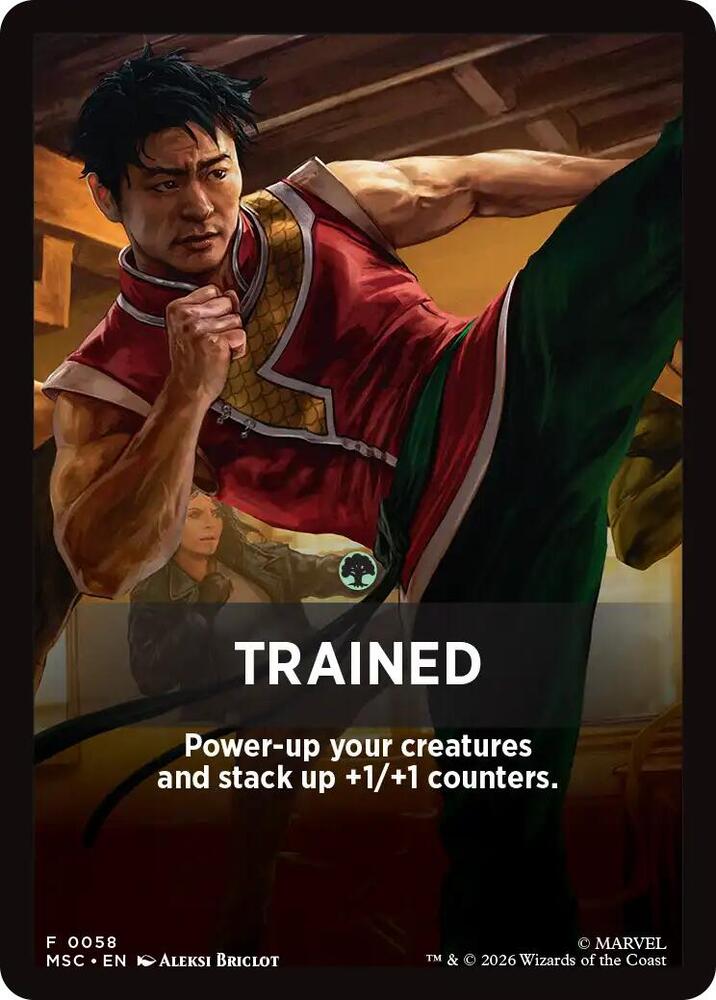 Trained Theme Card 58 (Commander: Marvel Super Heroes)  | Good Games Modbury
