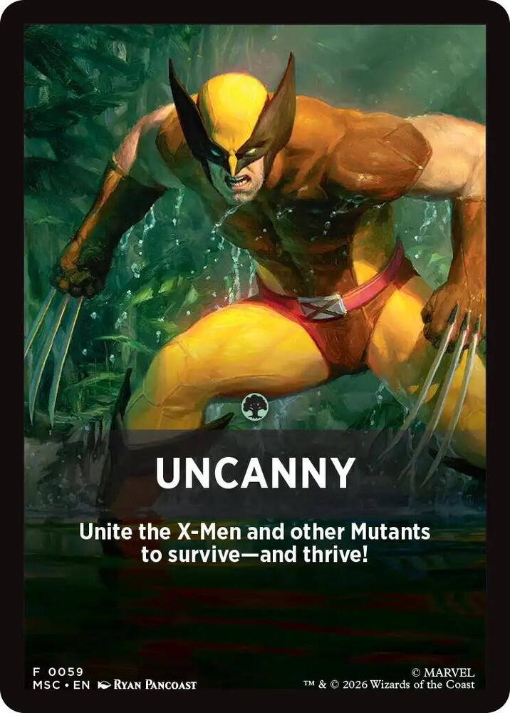 Uncanny Theme Card 59 (Commander: Marvel Super Heroes)  | Good Games Modbury