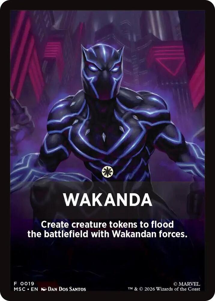 Wakanda Theme Card 19 (Commander: Marvel Super Heroes)  | Good Games Modbury