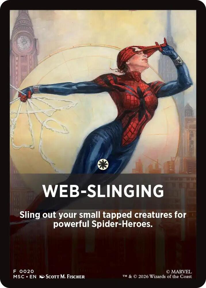 Web Slinging Theme Card 20 (Commander: Marvel Super Heroes)  | Good Games Modbury