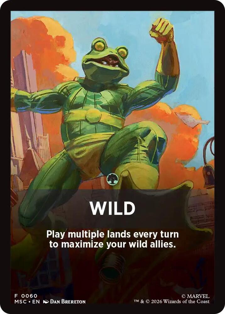 Wild Theme Card 60 (Commander: Marvel Super Heroes)  | Good Games Modbury