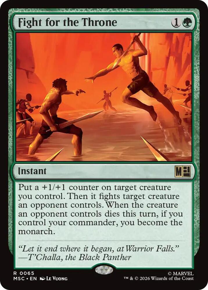 Fight for the Throne Surge Foil 65 (Commander: Marvel Super Heroes)  - Foil | Good Games Modbury