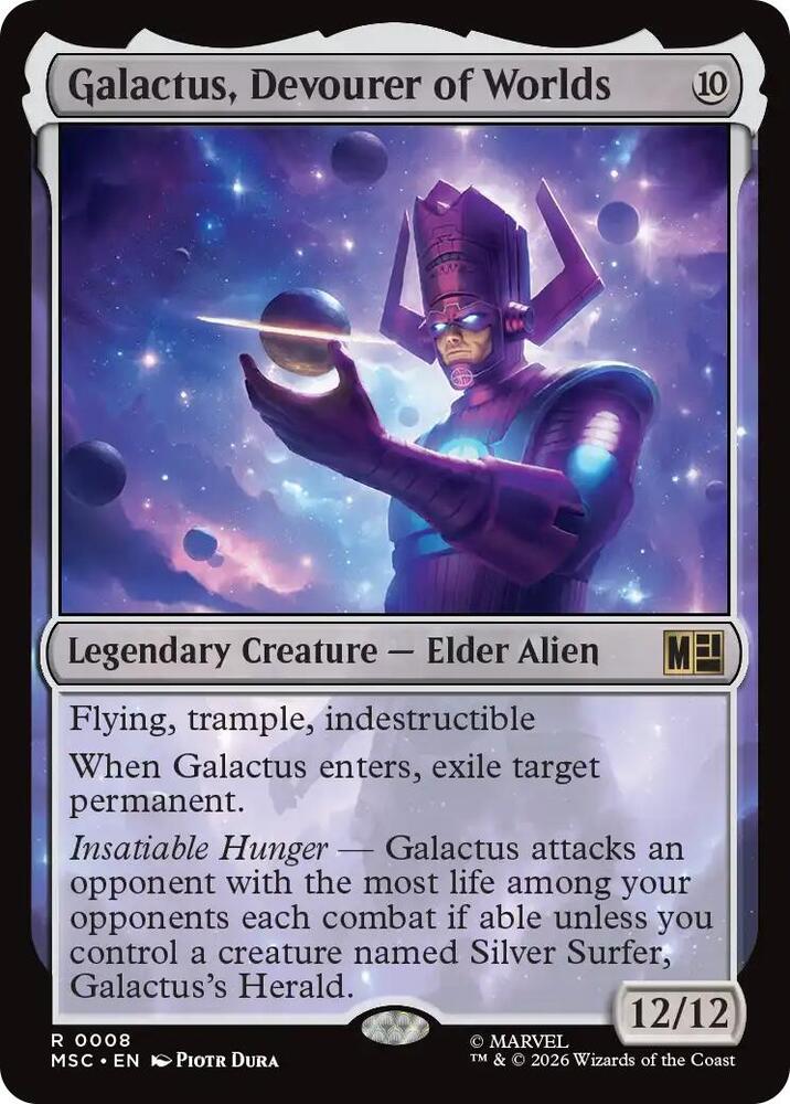 Galactus Devourer of Worlds Surge Foil 8 (Commander: Marvel Super Heroes)  - Foil | Good Games Modbury