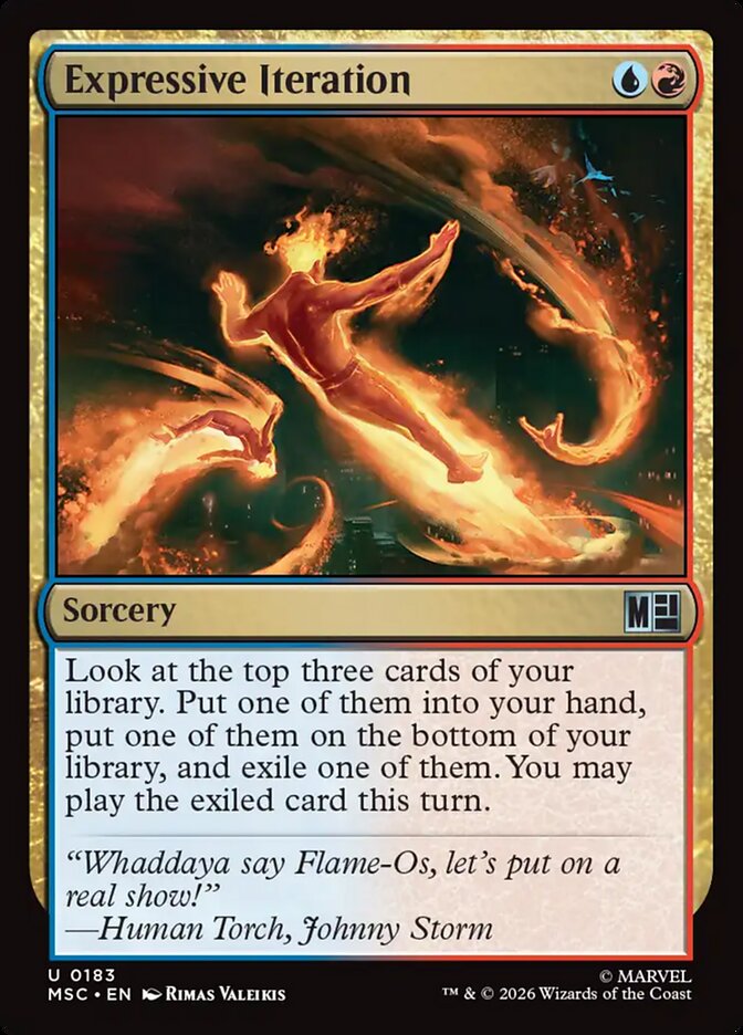Expressive Iteration 183 (Commander: Marvel Super Heroes)  - Foil | Good Games Modbury