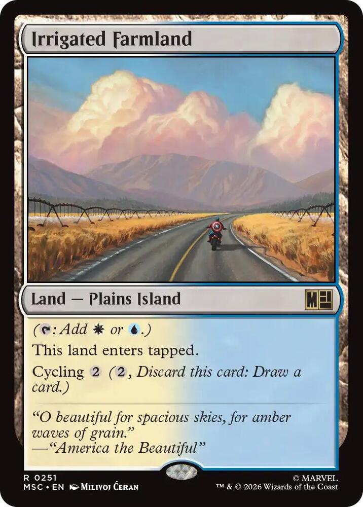 Irrigated Farmland Surge Foil 251 (Commander: Marvel Super Heroes)  - Foil | Good Games Modbury