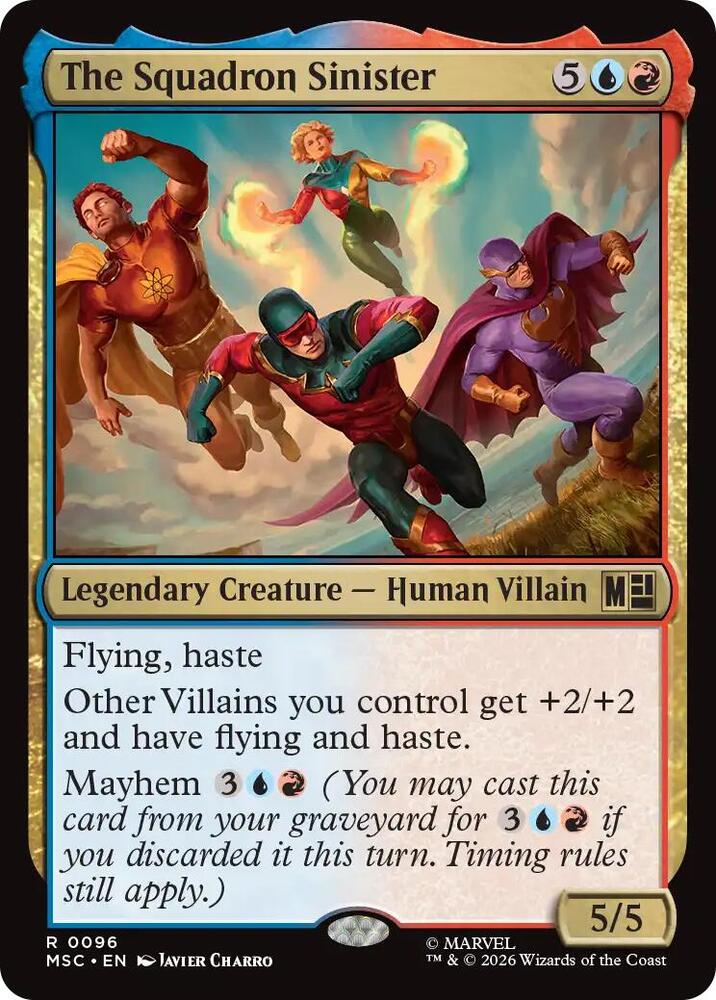 The Squadron Sinister Surge Foil 96 (Commander: Marvel Super Heroes)  - Foil | Good Games Modbury