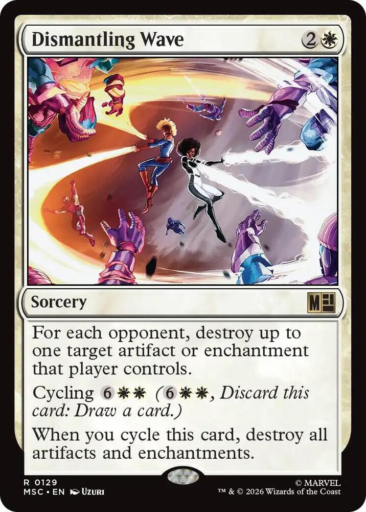Dismantling Wave Surge Foil 129 (Commander: Marvel Super Heroes)  - Foil | Good Games Modbury
