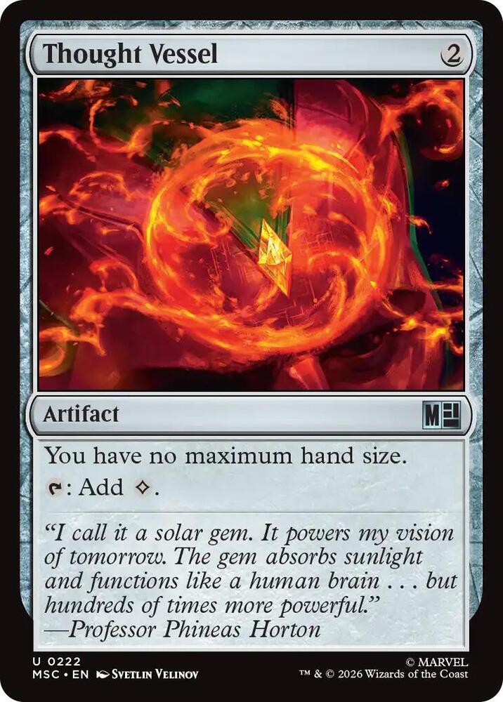 Thought Vessel 222 (Commander: Marvel Super Heroes)  - Surge Foil | Good Games Modbury