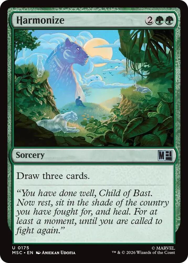 Harmonize 175 (Commander: Marvel Super Heroes)  - Surge Foil | Good Games Modbury