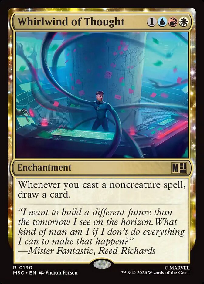 Whirlwind of Thought 190 (Commander: Marvel Super Heroes)  - Foil | Good Games Modbury
