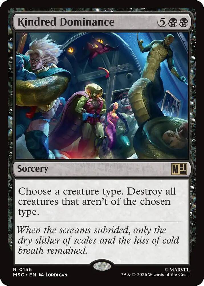 Kindred Dominance Surge Foil 156 (Commander: Marvel Super Heroes)  - Foil | Good Games Modbury