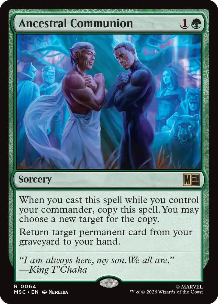 Ancestral Communion Surge Foil 64 (Commander: Marvel Super Heroes)  - Foil | Good Games Modbury