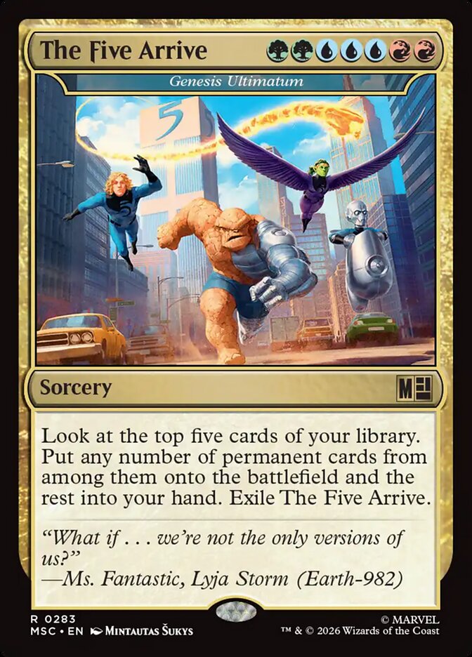 Genesis Ultimatum 283 (Commander: Marvel Super Heroes)  - Foil | Good Games Modbury