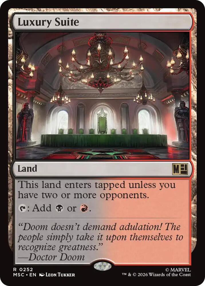 Luxury Suite Surge Foil 252 (Commander: Marvel Super Heroes)  - Foil | Good Games Modbury