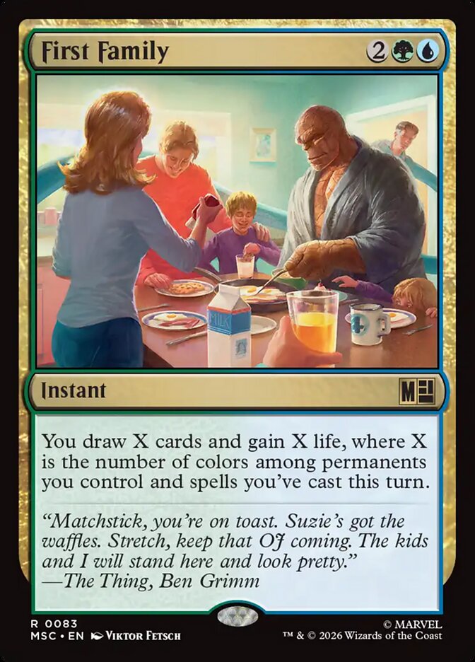 First Family 83 (Commander: Marvel Super Heroes)  - Foil | Good Games Modbury