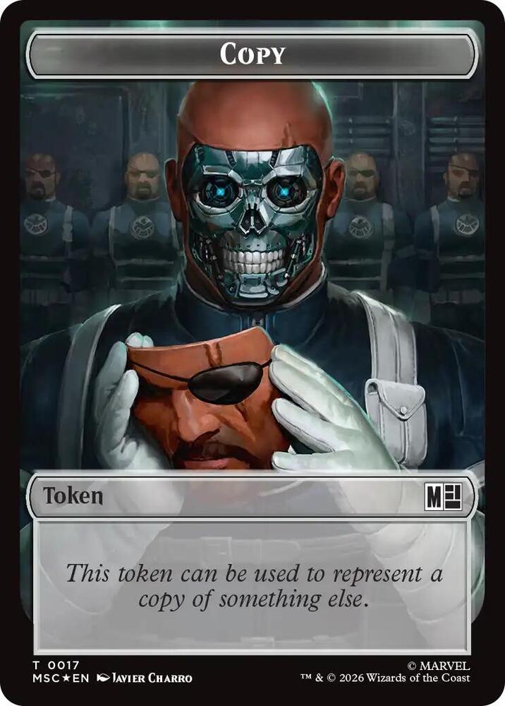 Copy 0017 Wall 0019 Double Sided Token Surge Foil 17 // 19 (Commander: Marvel Super Heroes)  - Foil | Good Games Modbury