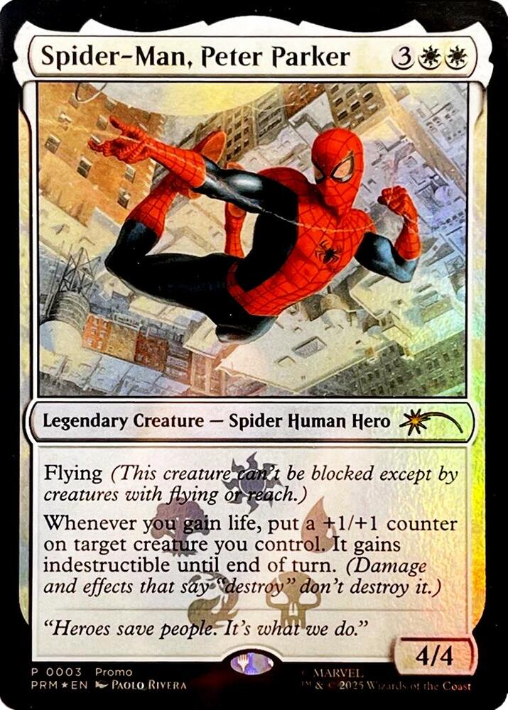 Spider Man Peter Parker 3 (Unique and Miscellaneous Promos)  - Foil | Good Games Modbury