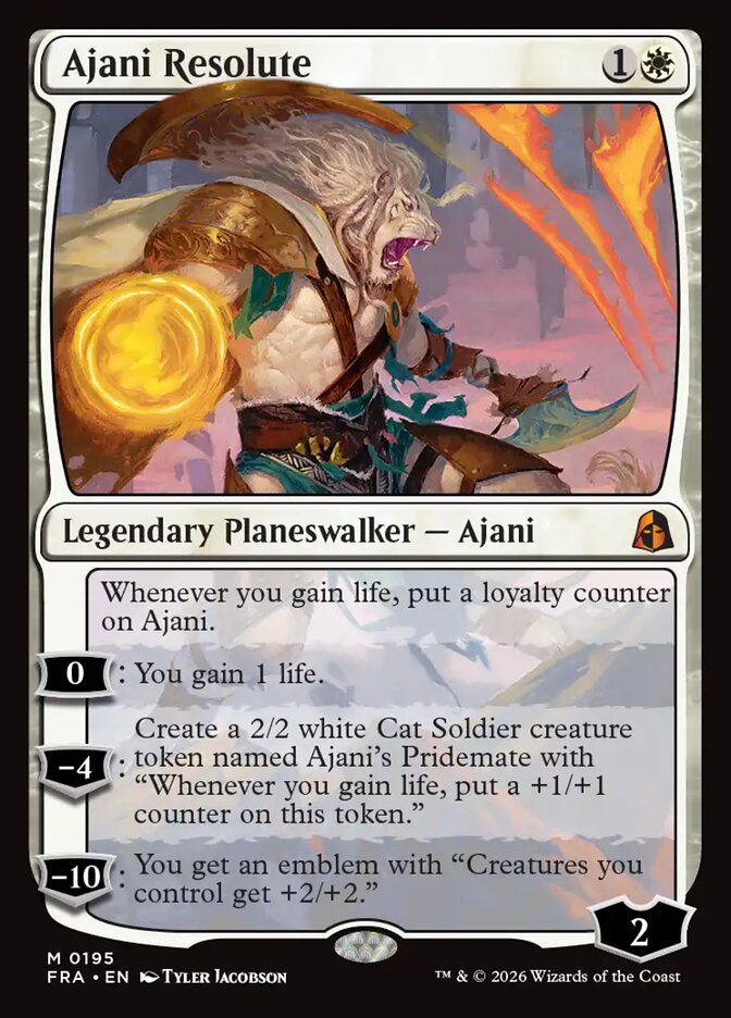 Ajani Resolute 195 (Reality Fracture)  | Good Games Modbury