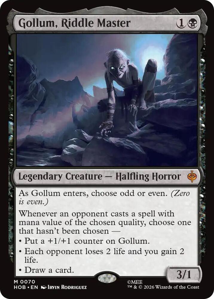 Gollum, Riddle Master 70 (The Hobbit)  | Good Games Modbury