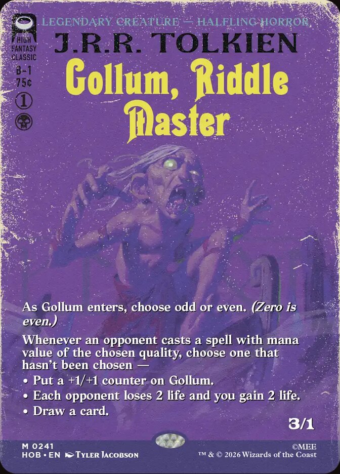 Gollum, Riddle Master 241 (The Hobbit)  - Borderless | Good Games Modbury