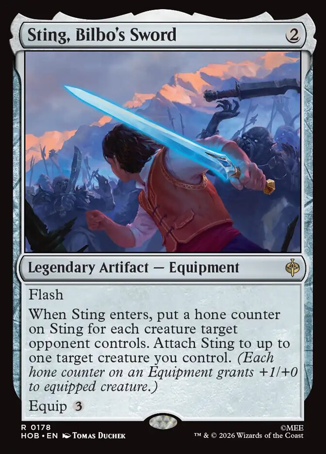 Sting, Bilbo's Sword 178 (The Hobbit)  - Foil | Good Games Modbury