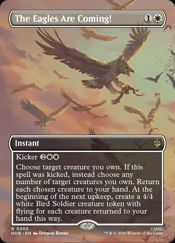 The Eagles Are Coming! 205 (The Hobbit)  - Borderless Foil | Good Games Modbury