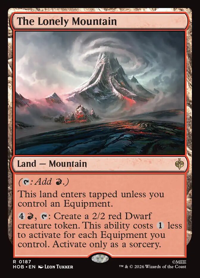 The Lonely Mountain 187 (The Hobbit)  - Foil | Good Games Modbury
