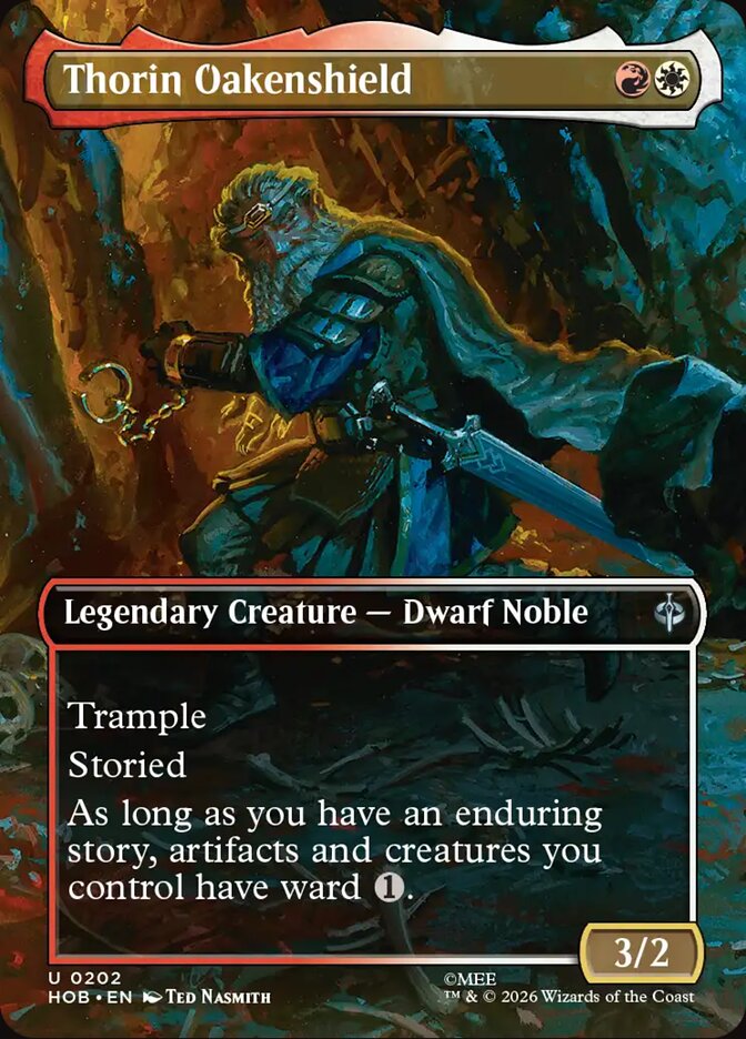 Thorin Oakenshield 202 (The Hobbit)  - Borderless Foil | Good Games Modbury