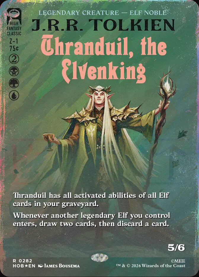 Thranduil, the Elvenking 282 (The Hobbit)  - Borderless Surge Foil | Good Games Modbury