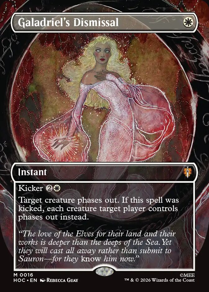 Galadriel's Dismissal 16 (The Hobbit: Eternal-Legal)  - Borderless Foil | Good Games Modbury