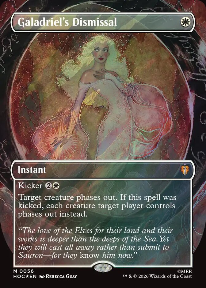 Galadriel's Dismissal 56 (The Hobbit: Eternal-Legal)  - Borderless Surge Foil | Good Games Modbury