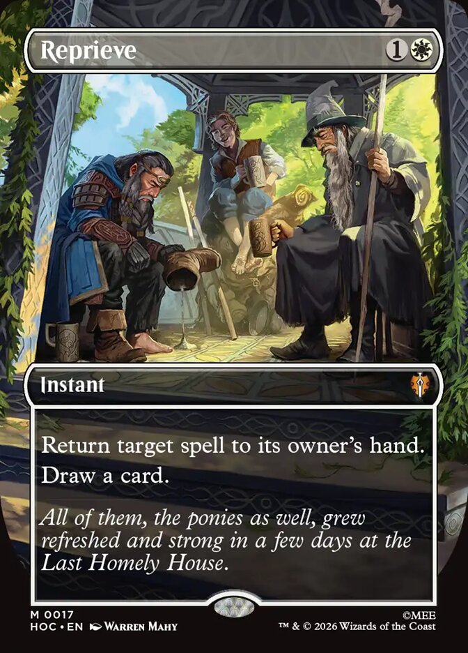 Reprieve 17 (The Hobbit: Eternal-Legal)  - Borderless Foil | Good Games Modbury