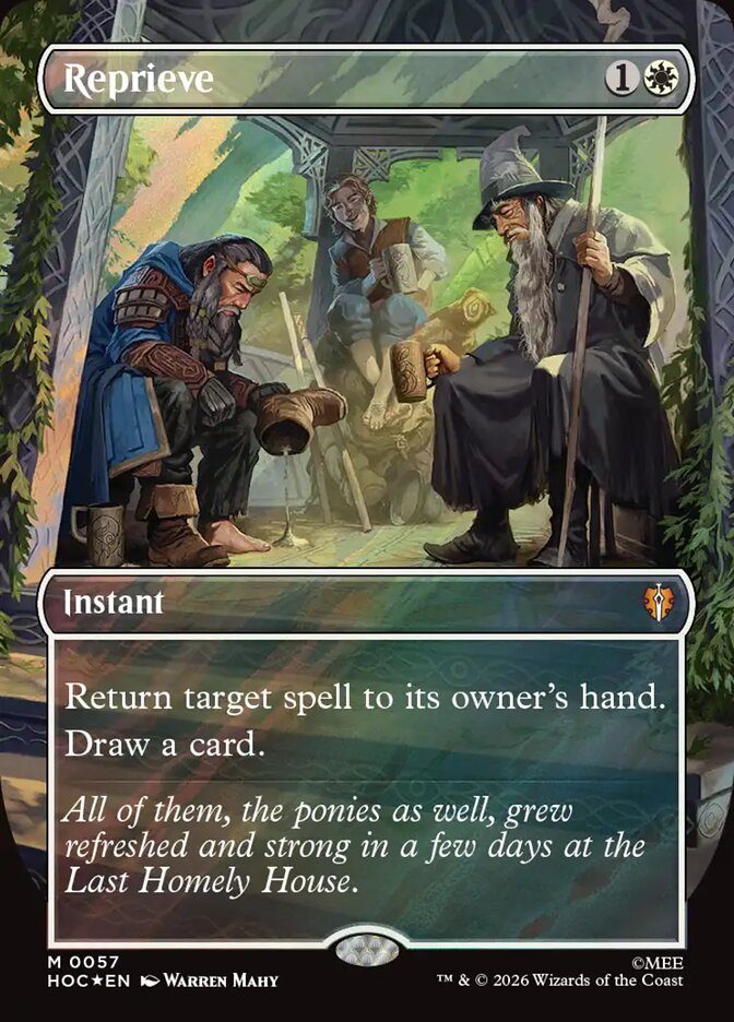 Reprieve 57 (The Hobbit: Eternal-Legal)  - Borderless Surge Foil | Good Games Modbury