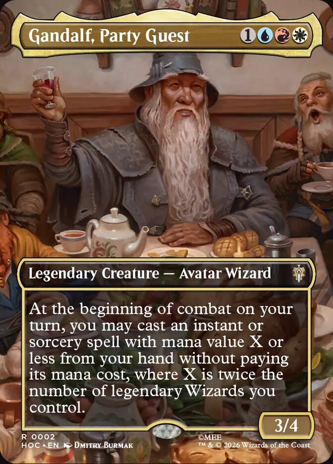 Gandalf, Party Guest 2 (The Hobbit: Eternal-Legal)  - Borderless | Good Games Modbury